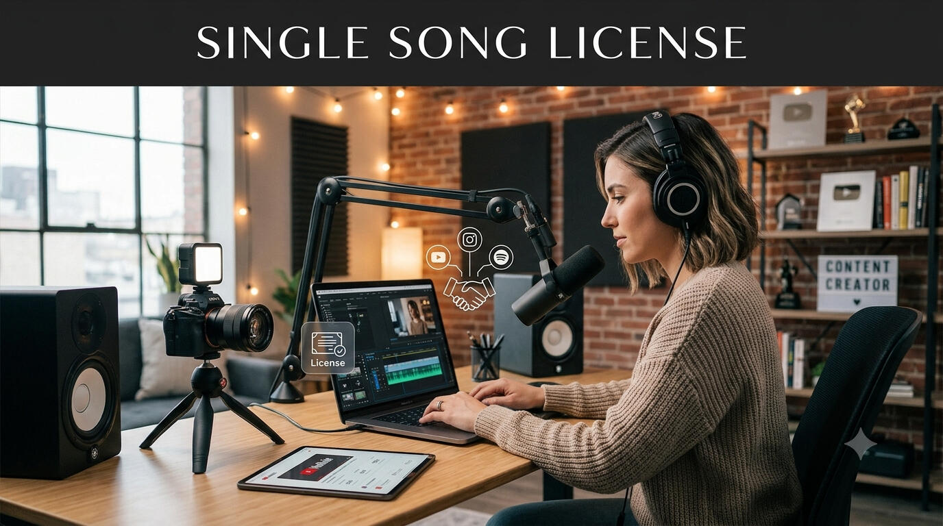 Sync license for content creators and small businesses